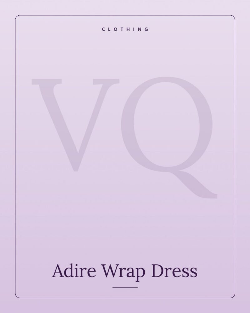 Adire Wrap Dress