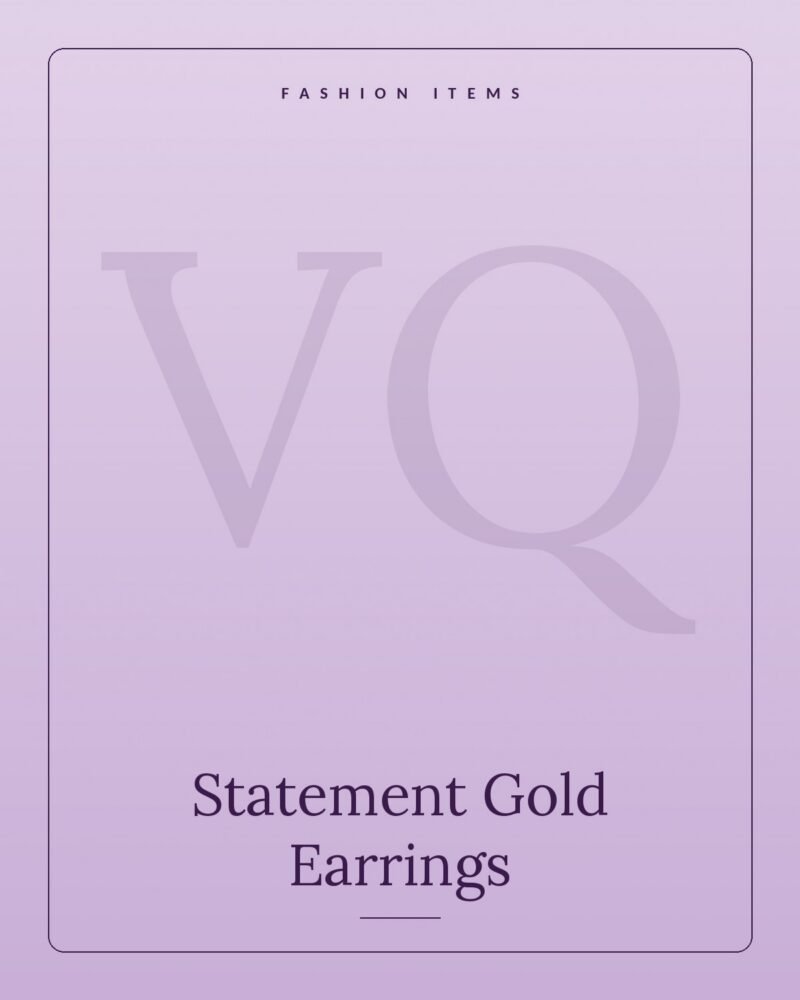 Statement Gold Earrings