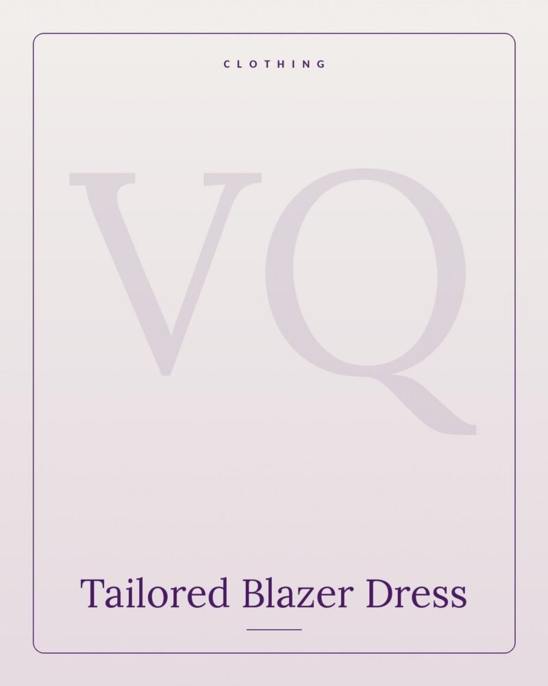 Tailored Blazer Dress